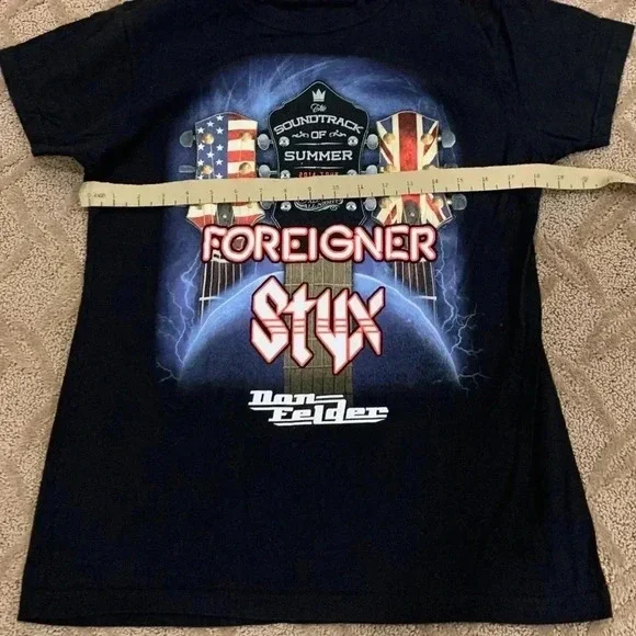 Foreigner STYX Don Felder 14’ Concert Tour  T-Shirt - Picture 6 of 7